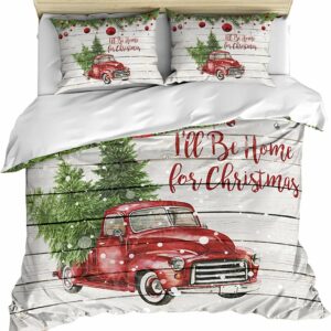 Red Truck Christmas Bedding Set