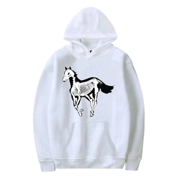 Deftones Merch Deftones Horse Skull Hoodie