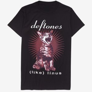 Deftones Merch Deftones Like Linus Album Cover T-Shirt