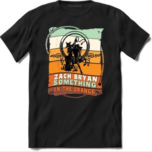 Zach Bryan Merch Something In The Orange Black T-Shirt