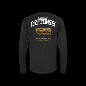 Deftones Merch Dia De Los Deftones 2022 Line Up Long Sleeve T Shirt 1