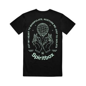 Spiritbox Merch Bleach Bath Black T Shirt 1